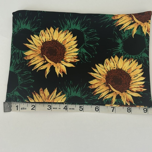 Vibrant Sunflower Wide Boho Stretch Headband - Picture 8 of 11